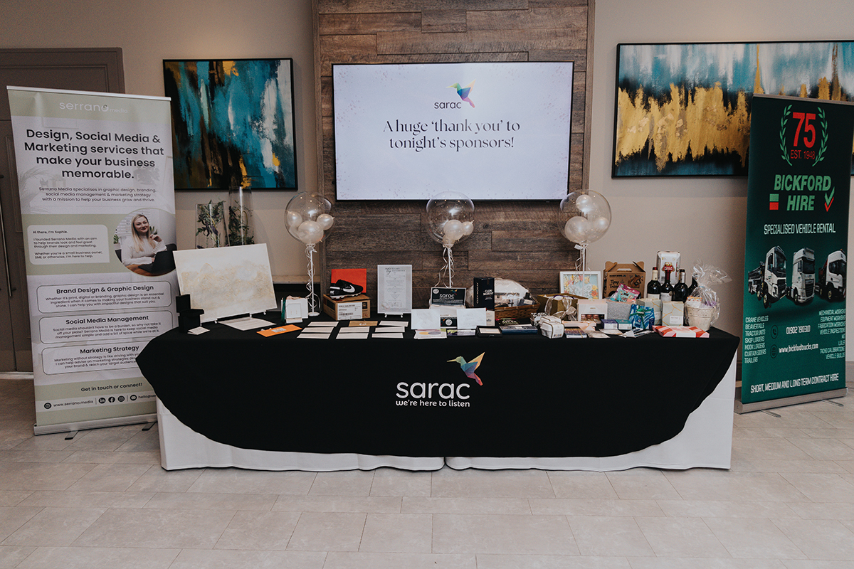 Auction & Raffle Table
